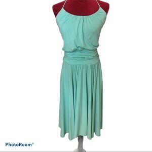 👗NWT BCBG Loose Halter Dress in Light Surf